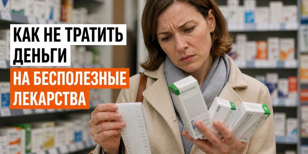 Как не тратить деньги на бесполезные лекарства: 7 ошибок, которые совершают даже умные пациенты