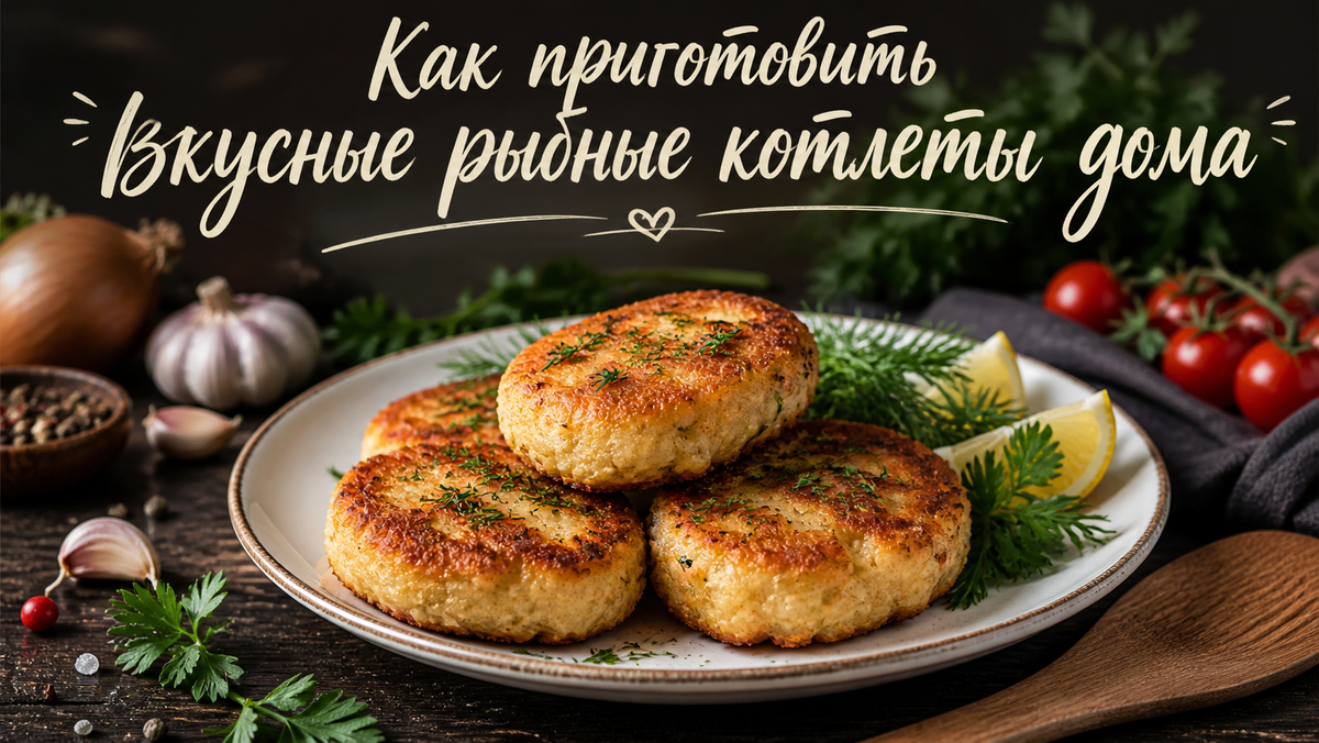 Домашние рыбные котлеты 