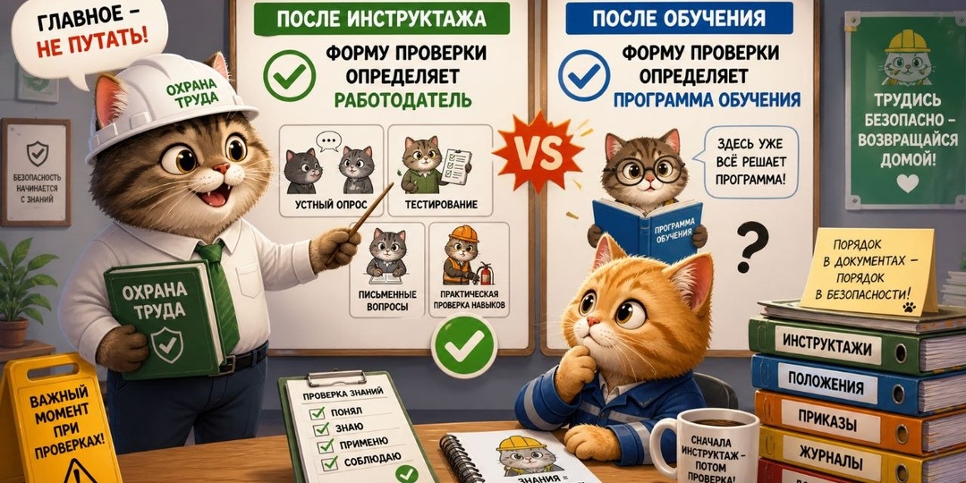 ✍️ Как оформлять проверку знаний по охране труда после инструктажа
