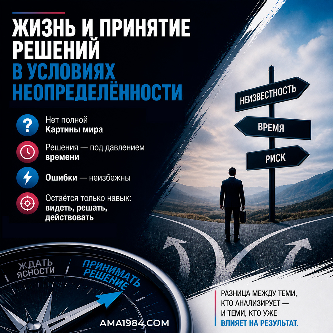 Вы ждёте, когда станет «достаточно понятно», чтобы принять решение?