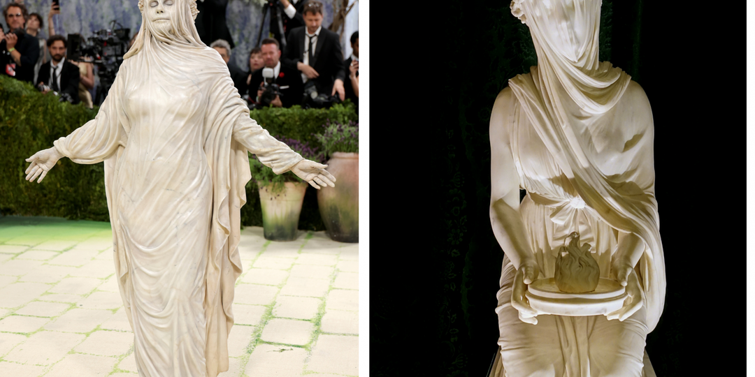 Met Gala-2026: 20 громких образов знаменитостей и 20 произведений искусства к которым они отсылают