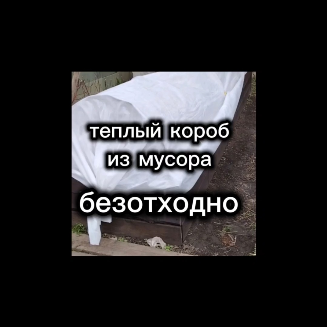 Грядка с 'секретной' начинкой