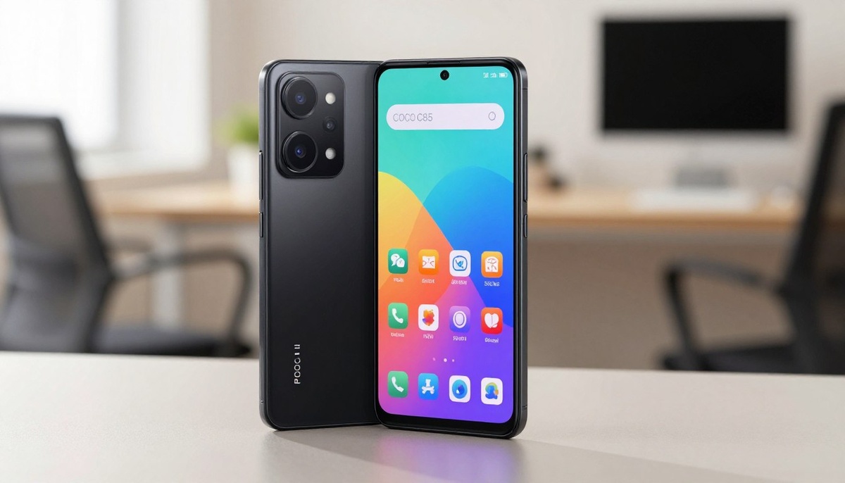 Xiaomi Смартфон POCO C85 , Black , черный, 8GB RAM 256GB ROM - купить по ссылке https://market.yandex.ru/cc/9NTZJR