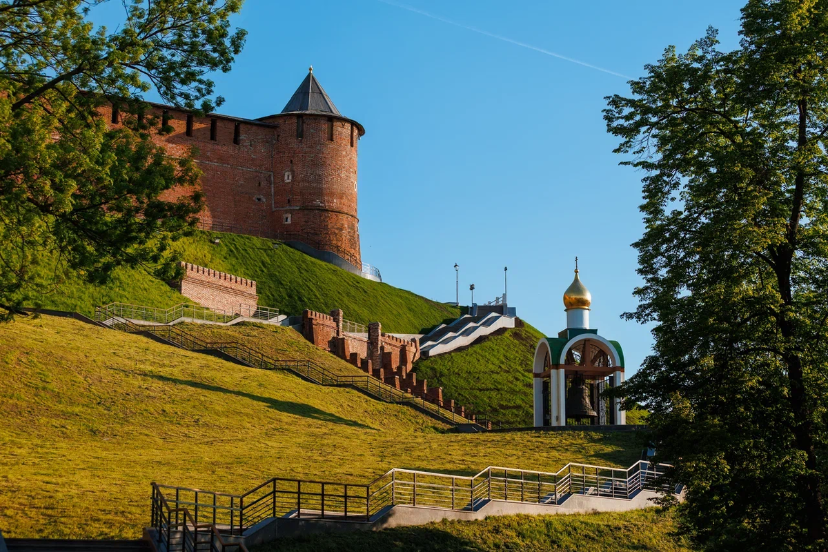 Территория у Нижегородского кремля. Фото: Никита Духник
