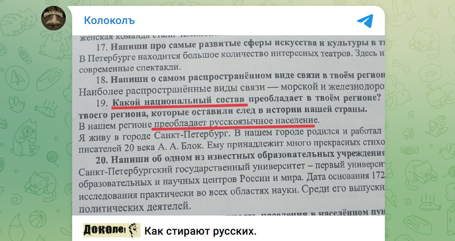    Скриншот: Telegram/@kolokolVRN