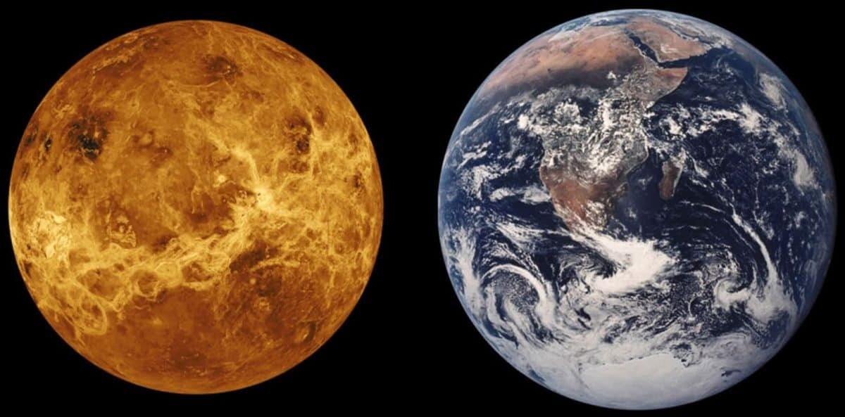 Венера и Земля / © NASA