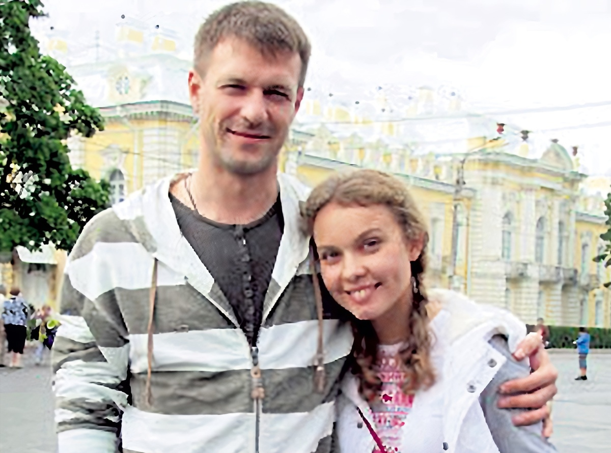 Полина Сыркина и её первый муж Константин Стрельников