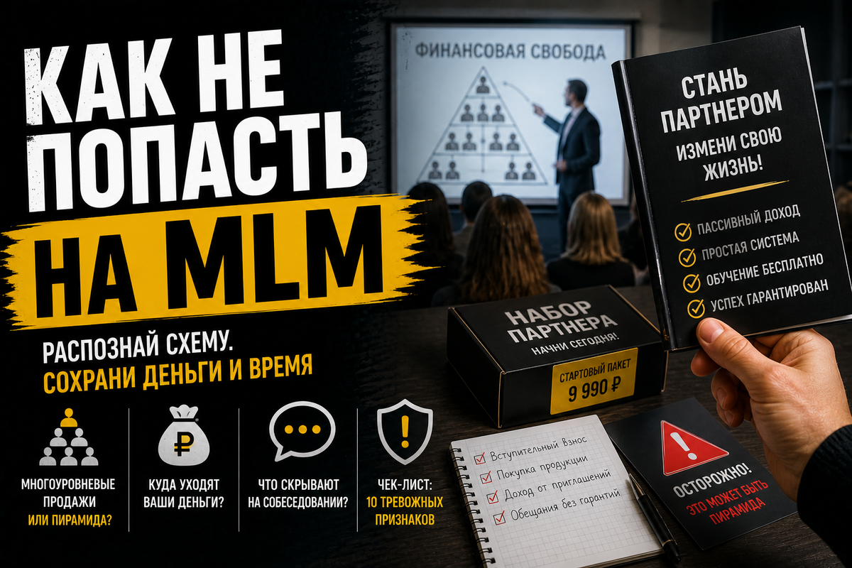 Как не попасть на MLM?