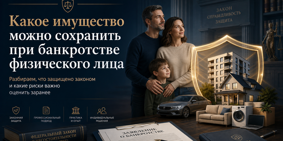 Какое имущество можно сохранить при банкротстве физического лица