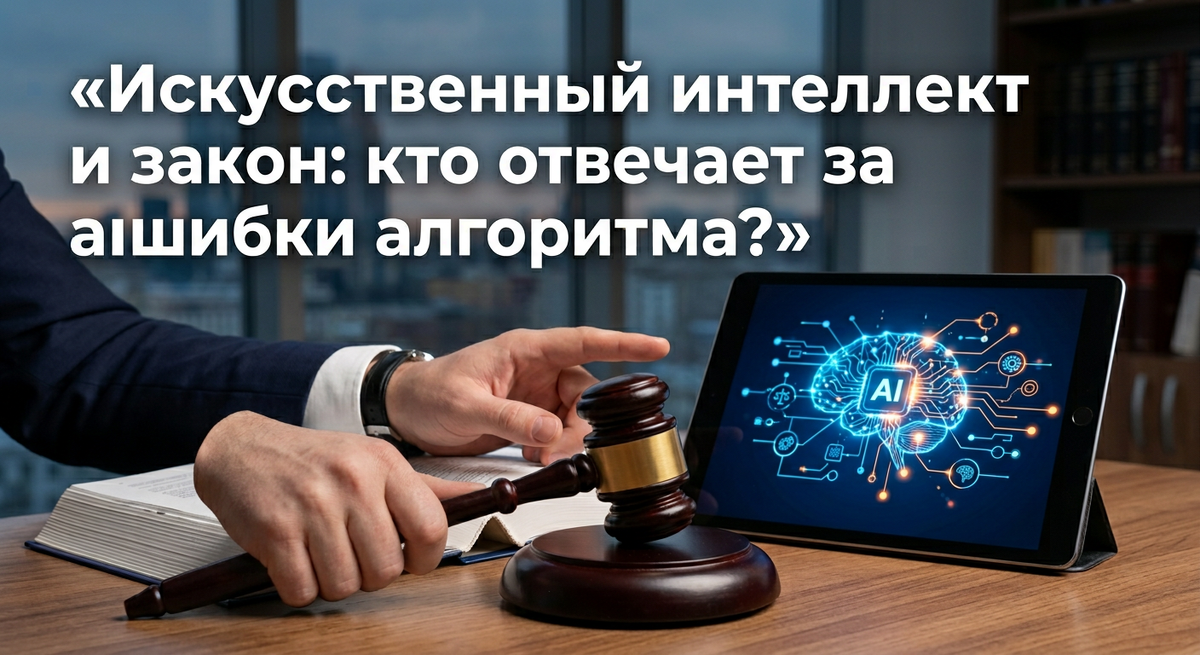 «Искусственный интеллект и закон: кто отвечает за ошибки алгоритма?»