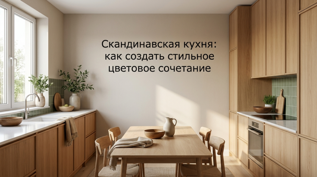    Основные элементы скандинавского дизайна на современной кухне. MDKUHNY