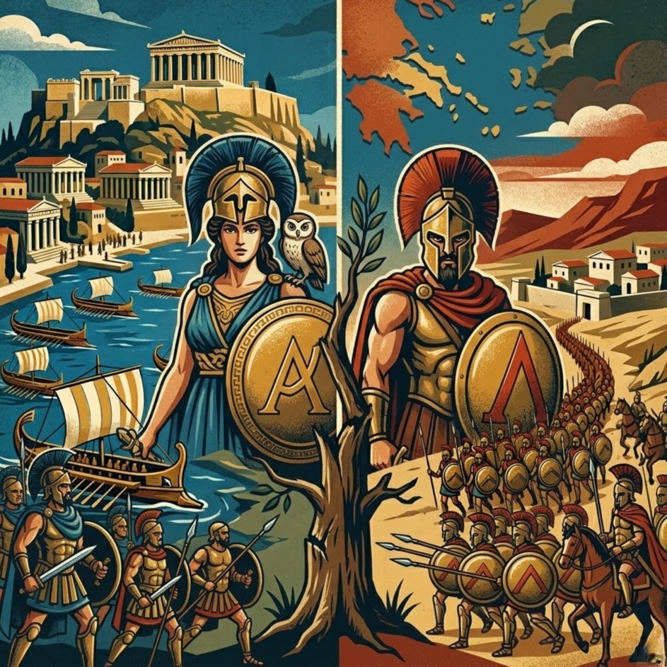 Пелопоннесская война. Стороны конфликта. Обложка