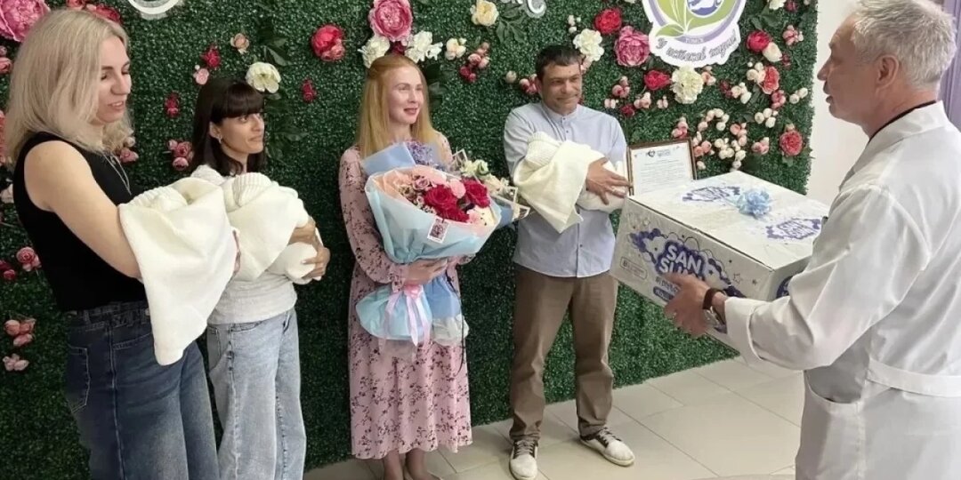 В Томской области родилась первая в 2026 году тройня
