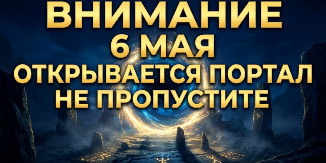 ВНИМАНИЕ! 6.05.2026 откроется ПОРТАЛ.