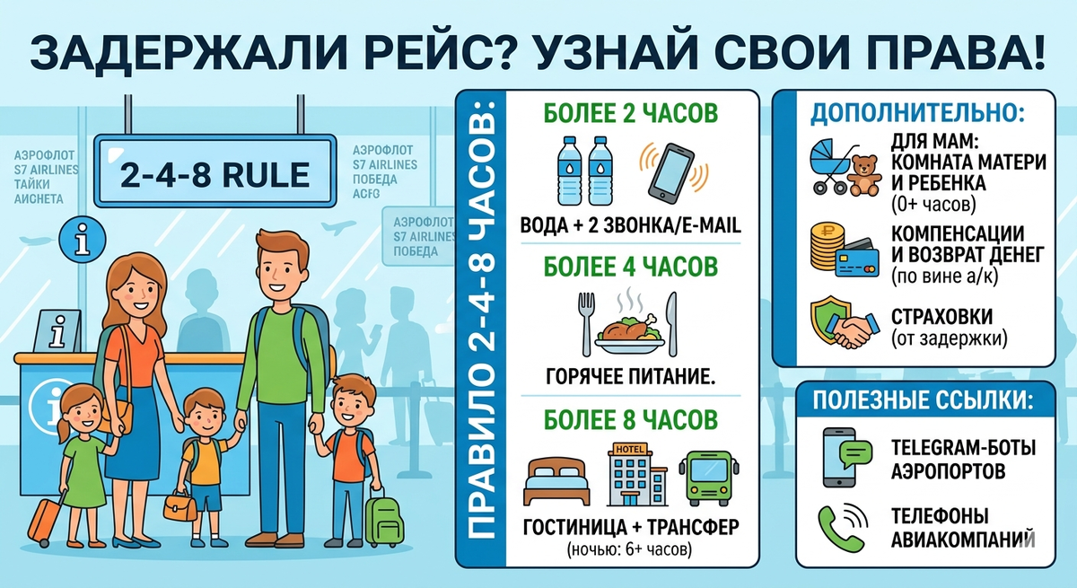 Ваши права, полезные боты, телефоны, страховки и советы для мам с детьми