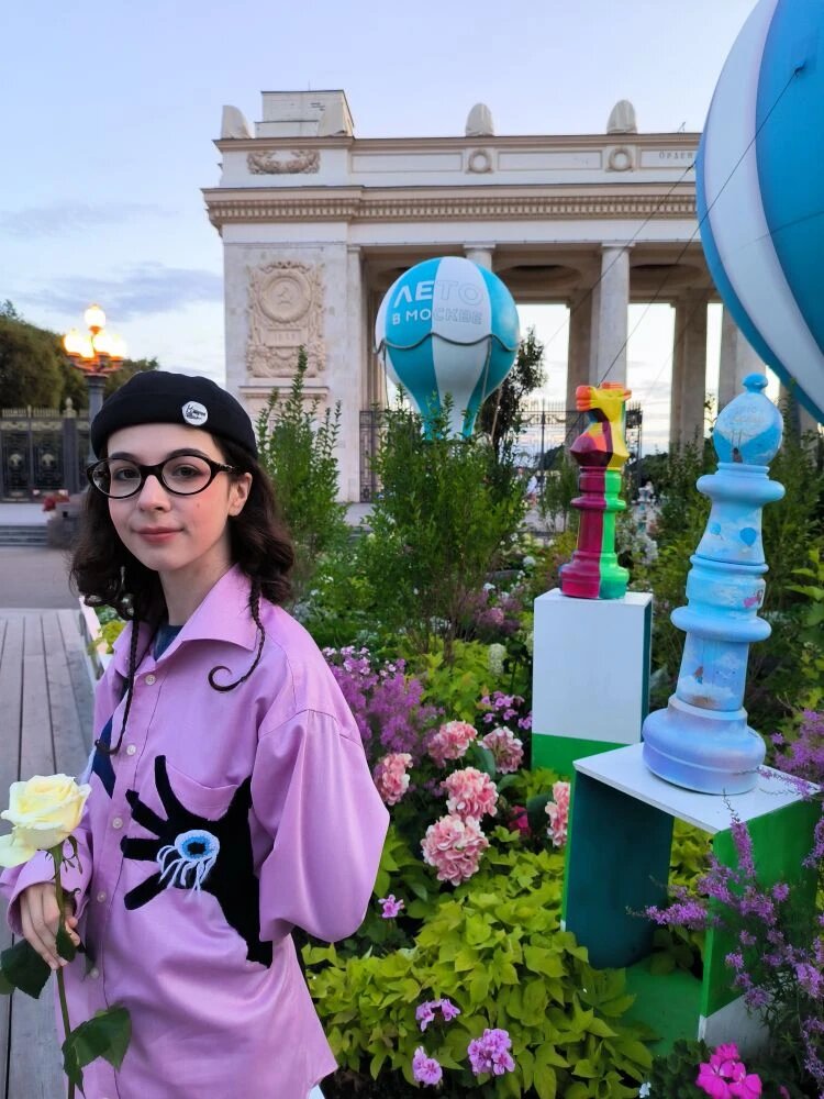 Любим семейные прогулки по летней Москве. Фото автора.