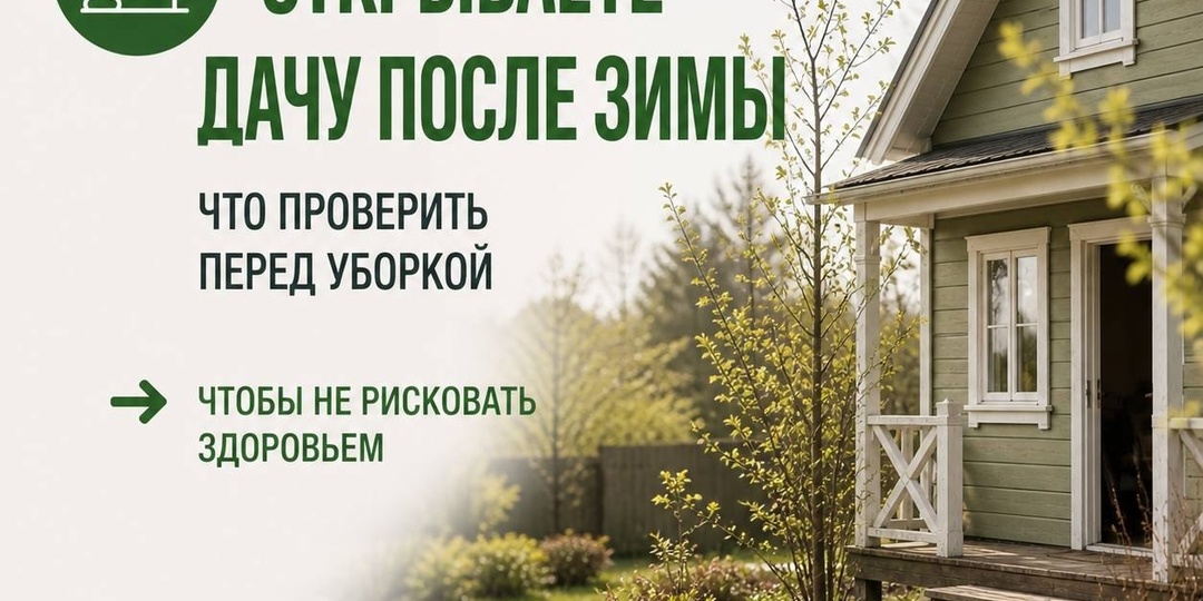 Дача после зимы: что проверить перед уборкой