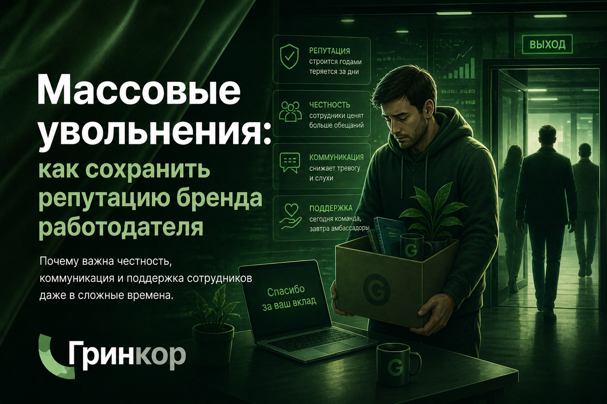 Обложка компании Гринкор.