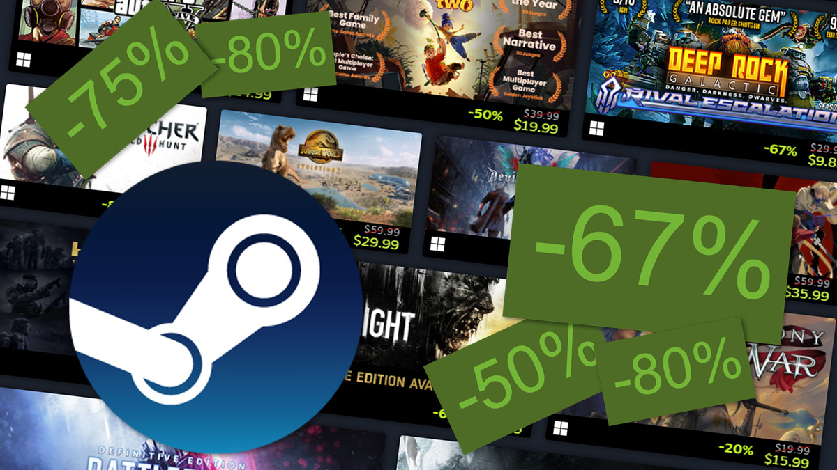 В Steam регулярно проходят распродажи с гигантскими скидками