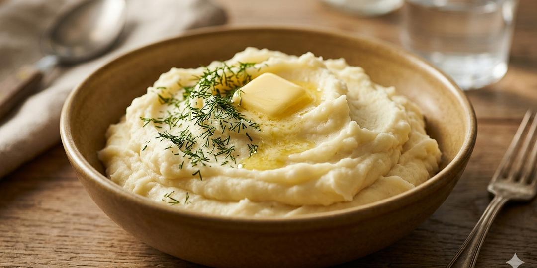 Пюре картофельное— воздушное, нежное и без единого комка.