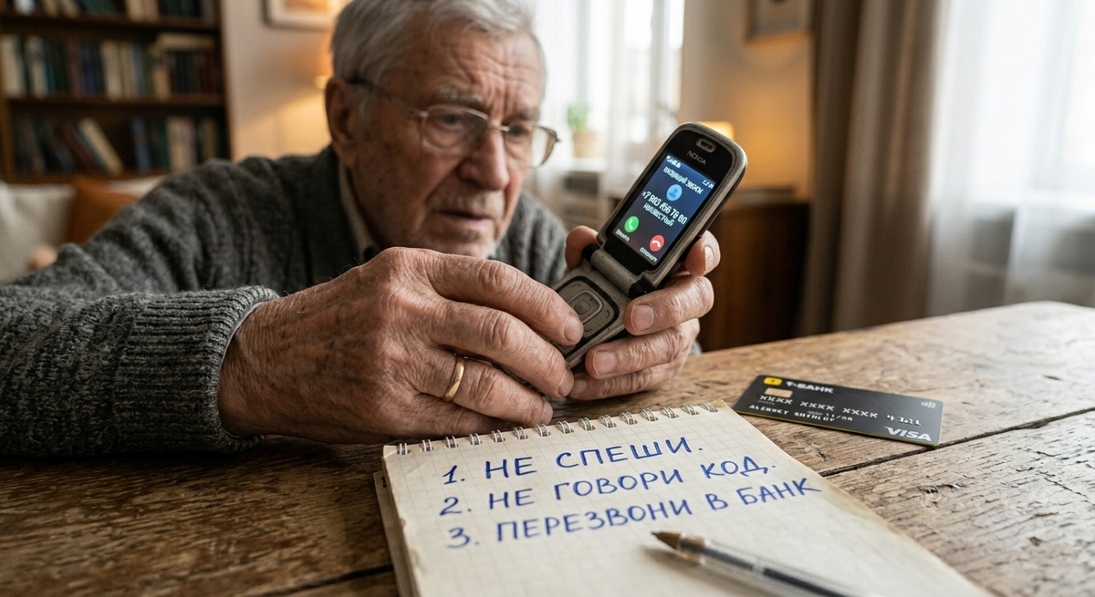 Главное оружие против мошенников — не техника, а памятка под рукой и привычка не спешить.