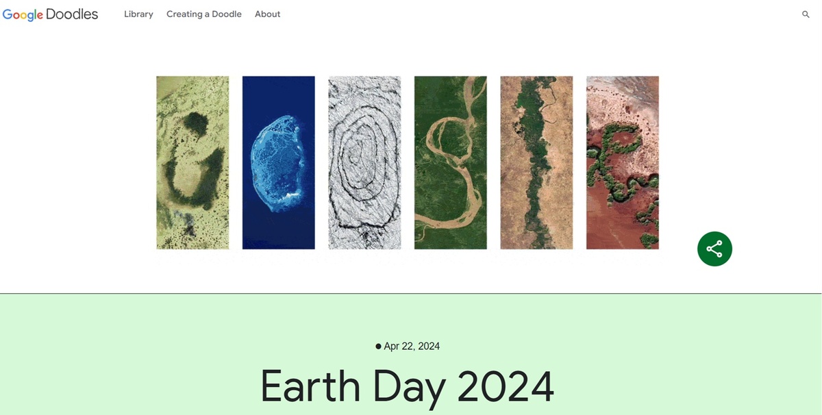    Google.https://doodles.google/doodle/earth-day-2024/