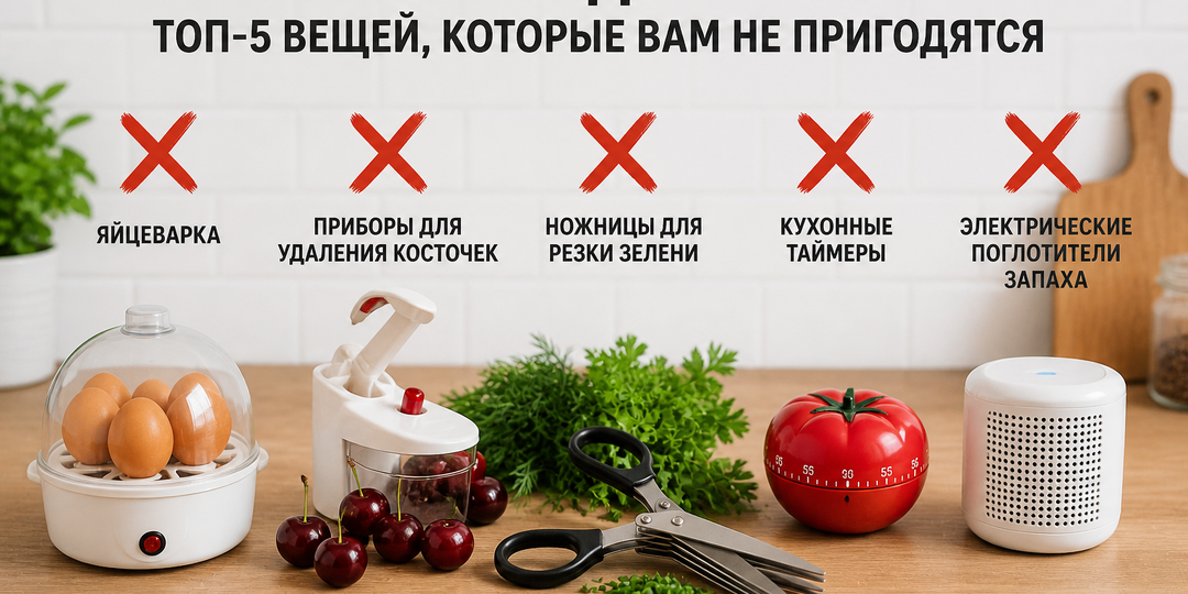 Бесполезные гаджеты на кухне: топ-5 вещей, которые вам не пригодятся