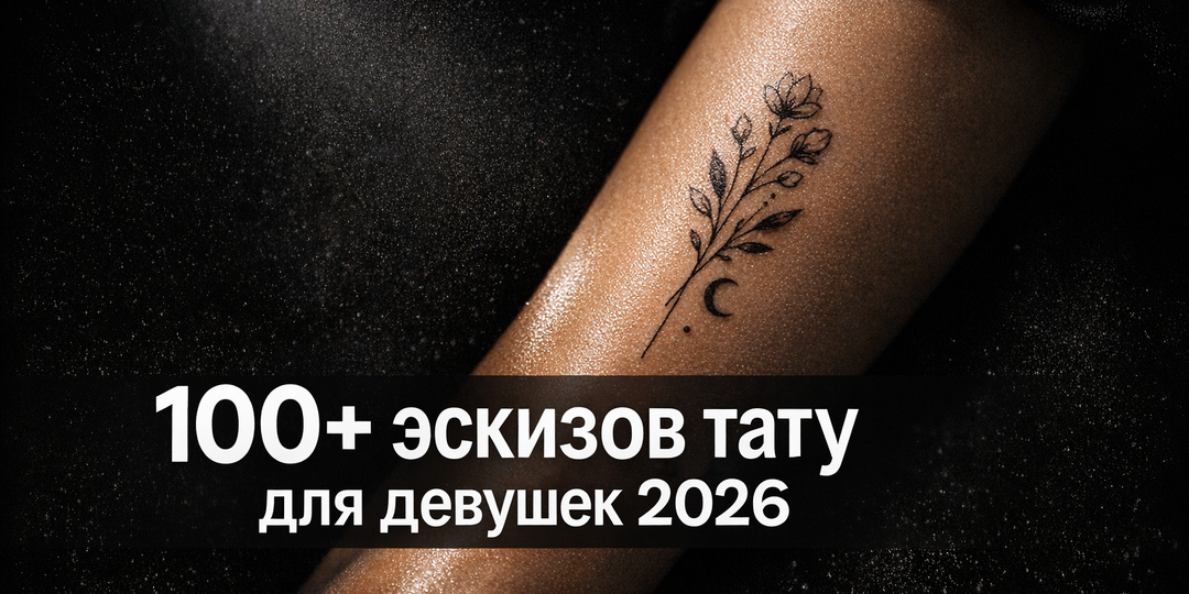 Эскизы тату для девушек 2026: 100+ идей с фото