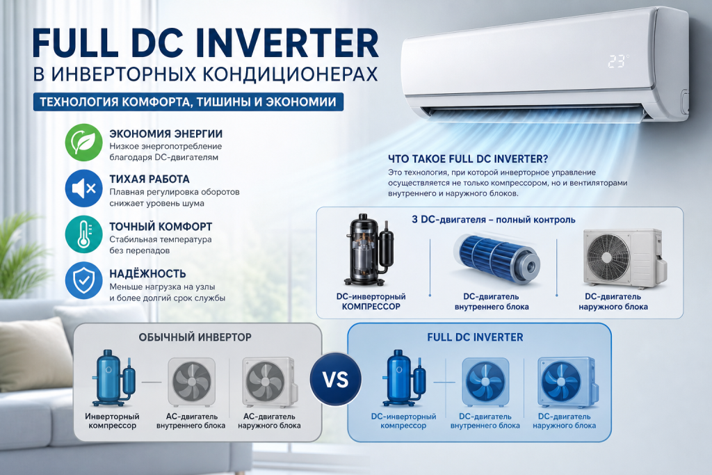 Full DC Inverter в кондиционерах