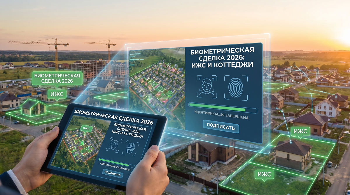 Революция на рынке недвижимости: с 1 июля 2026 года сделки с жильем можно будет проводить по биометрии!