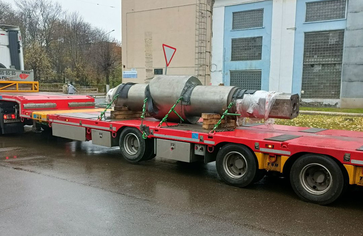 Перевозка эксцентрикового вала горячештамповочного пресса
