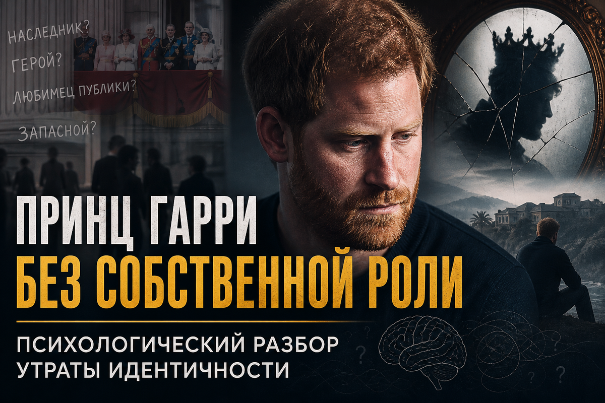 Принц Гарри без собственной роли. Психологический разбор утраты идентичности