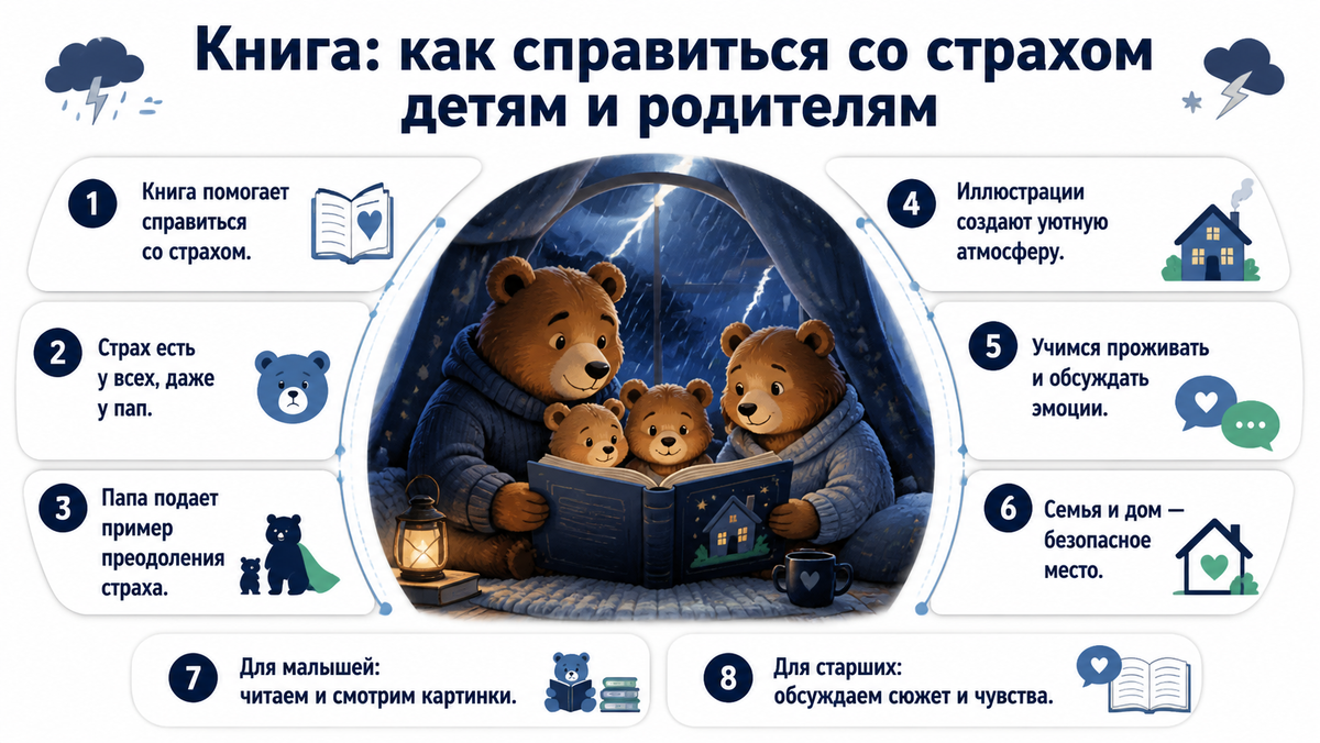Книга: как справиться со страхом детям и родителям  📷
