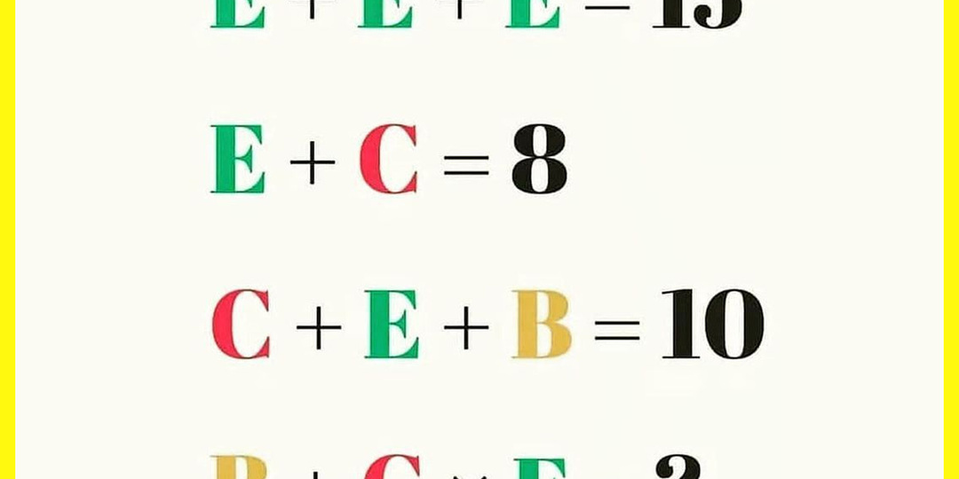 Только люди с высоким IQ решат эту головоломку за 20 секунд: какой ответ в последнем примере?