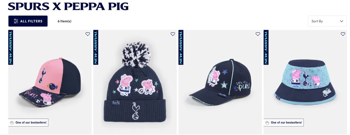 Spurs x Peppa — shop.tottenhamhotspur.com   📷