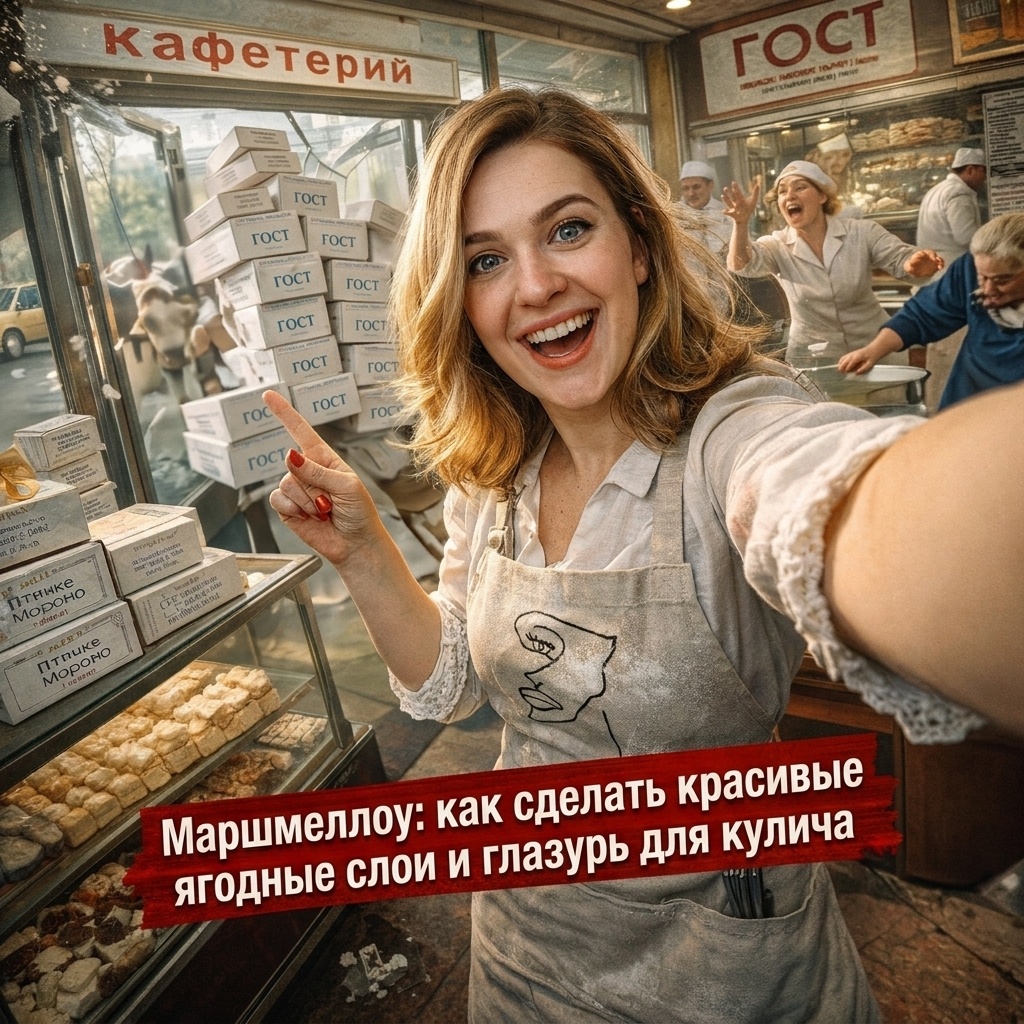    Искусство создания красивых ягодных слоев маршмеллоу и идеальной глазури для кулича admin