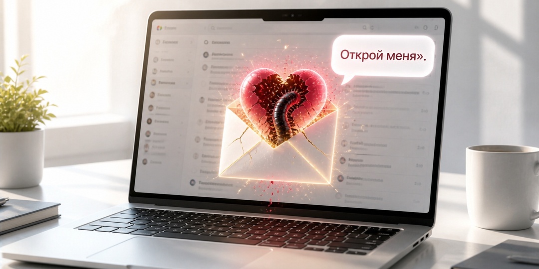 «Я люблю тебя» — и 3 млн заражений за сутки: как 26 лет назад любовное письмо стало самым разрушительным вирусом в истории