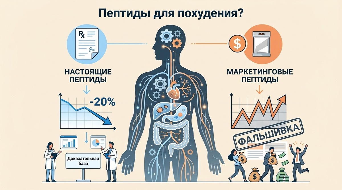 А что же с «научными» пептидами? Почему они не продаются просто так?