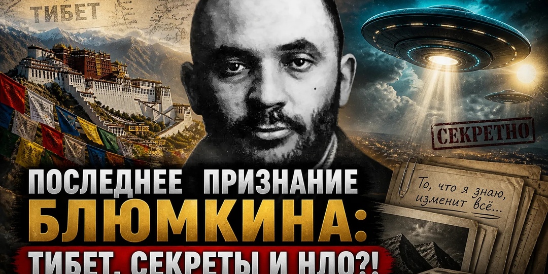 КАК ЯКОВ БЛЮМКИН НАШЁЛ В ТИБЕТЕ ТО, ЧТО МЫ ИЩЕМ ДО СИХ ПОР: ПОСЛЕДНЕЕ ПРИЗНАНИЕ ЧЕКИСТА