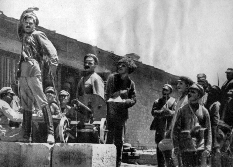 Кадр из х/ф "Мятеж", 1928г.