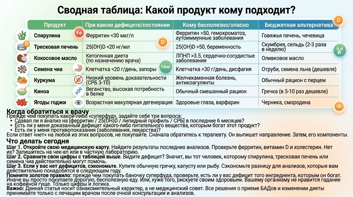 кому – какой продукт