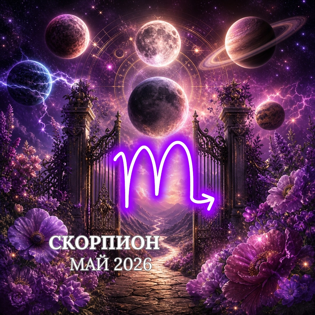 Астропрогноз на Май 2026 для Скорпионов. Астролог Екатерина Юдина 