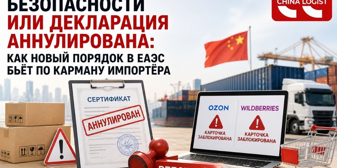 Ваш сертификат безопасности или декларация аннулирована: как новый порядок в ЕАЭС бьёт по карману импортёра.
