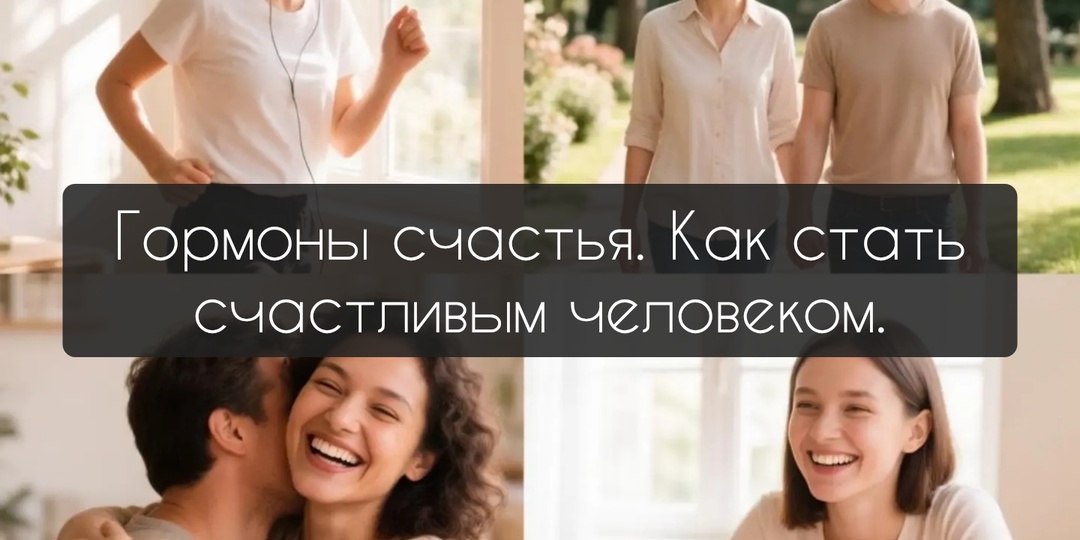 Гормоны счастья. Как стать счастливым человеком.