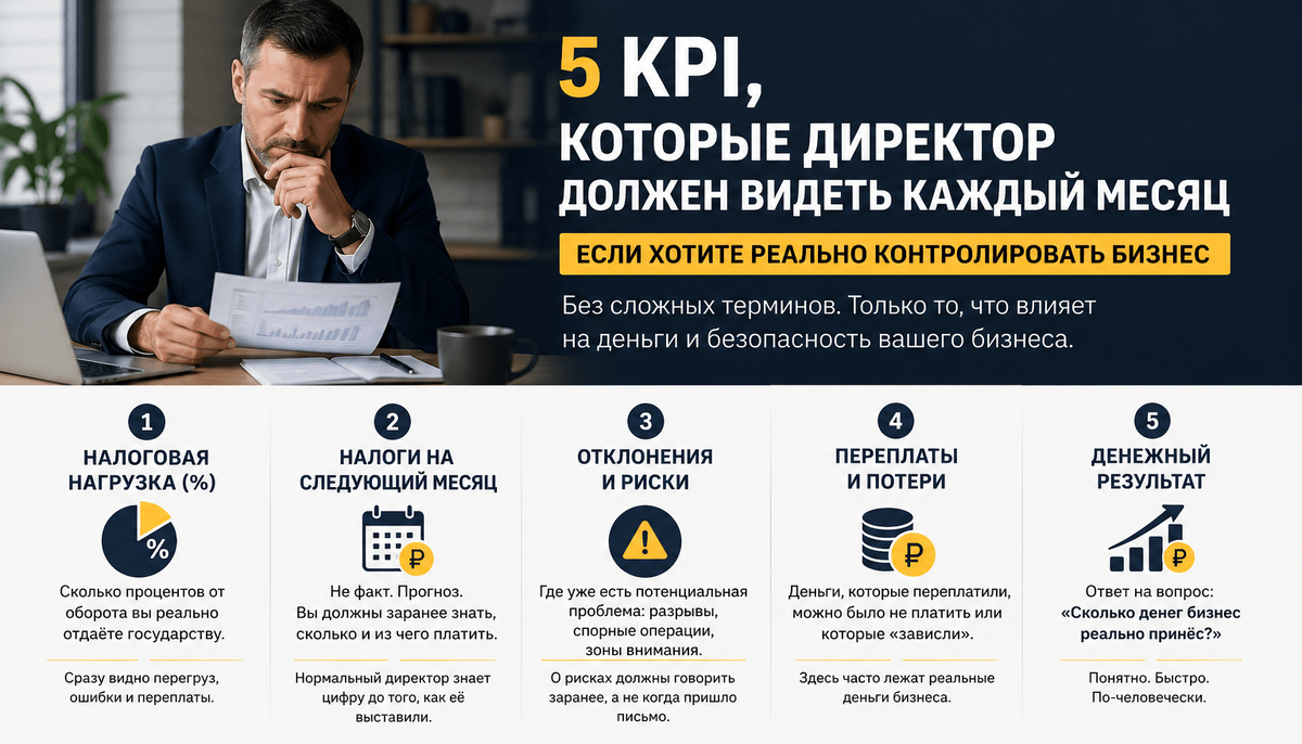 🔵 5 KPI, КОТОРЫЕ ДИРЕКТОР ДОЛЖЕН ВИДЕТЬ КАЖДЫЙ МЕСЯЦ