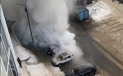 Прорыв на одной из улиц Ленинского района