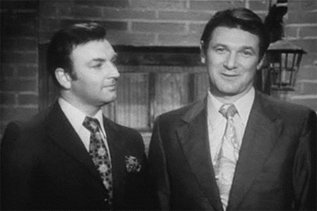    Ведущие «Кабачка» Михаил Державин и Александр Белявский (справа). Фото: Кадр youtube.com