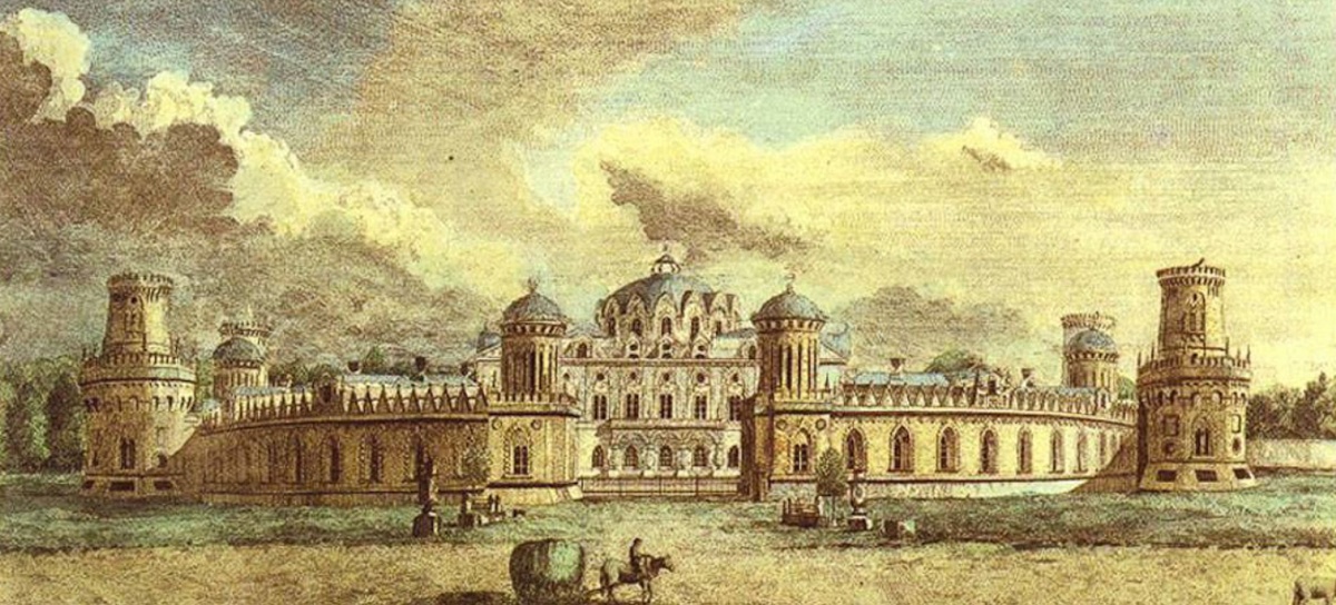 Петровский дворец. Неизвестный художник. 1811 год.