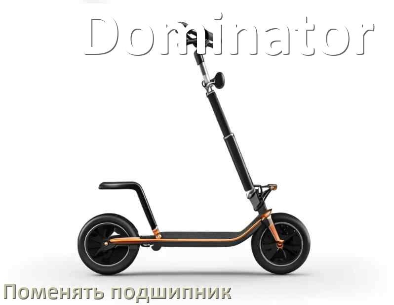 
Как на самокате Dominator поменять подшипник колеса заднего и переднего