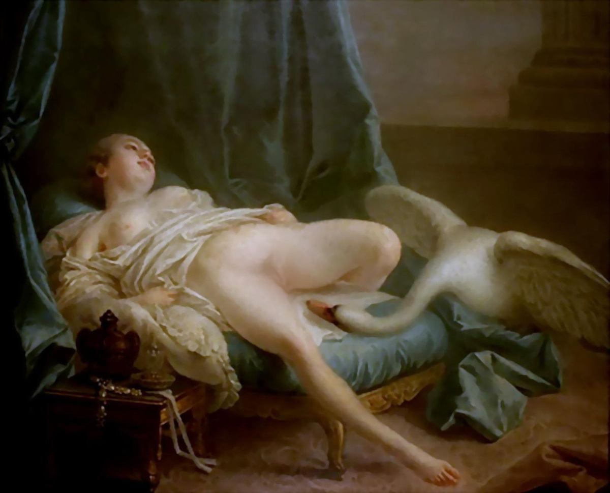 Франсуа Буше «Леда и лебедь», около 1740